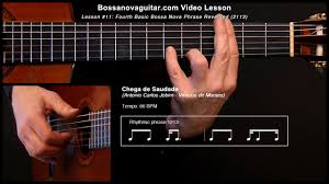 chega de saudade bossa nova guitar lesson 11 partido alto phrase