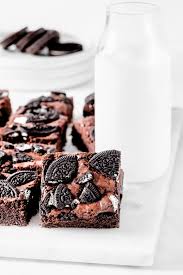 Recette Brownies Oreo Le Gateau Fondant Aux Biscuits Oreo Recette Brownies Oreo Biscuit Oreo Oreo