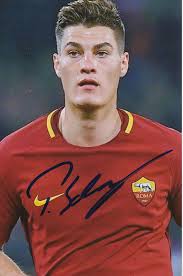 Patrik schick scored twice, including one from near the halfway line, as the visitors made a patrik schick is ecstatic after scoring his sensational second goal for the czech republic getty images. Kelocks Autogramme Patrick Schick As Rom Fussball Autogramm Foto Original Signiert Online Kaufen