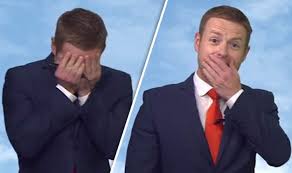 Temperatura del aire y del agua, presión del aire, humedad, velocidad del viento. Bbc Weatherman Tomasz Schafernaker Rushes Out Of Live Broadcast To Be Sick Tv Radio Showbiz Tv Express Co Uk