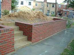 Brick Retaining Wall Too Tall For Calumet Outdoor Decor Backyard Brick Wall Gardens Brick Retaining Wall