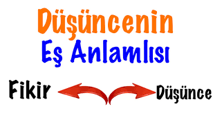 Dusunce Es Anlamlisi Nedir Dusuncenin Es Anlamlisi