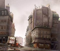 Un Monstre A Paris Par Eric Bergeron Musique De Vanessa Paradis Et M Environment Concept Art Animation Art Conceptual Art