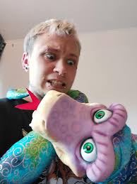 Jesse's puppeteering at the parade was awesome