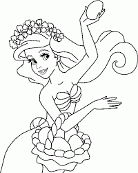 Show your kids a fun way to learn the abcs with alphabet printables they can color. Free Printable Little Mermaid Dibujo Para Imprimir Little Mermaid Coloring Pages Dibujo Para Imprimir
