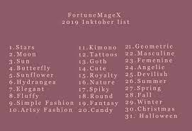 This is a list of aestheticians (or aestheticists), philosophers of art, and aesthetes. Fortune On Twitter Heeey 3 This Is My Inktober Prompt List It S Based On Stuff I Like To Draw And Different Aesthetics Feel Free To Use It If You Like It 3