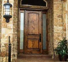 Solid knotty alder wood exterior door kangton as a leading manufacturer and exporter of wooden doors for 10 years. Traditional Wood Knotty Alder Entry Door 36 X 96 With Matching Sidelites Ex 1332 Ksr Door And Mill Comany