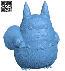 The movie follows satsuke and mei, two young girls who find that their new country home is in a mystical forest inhabited by a menagerie of mystical creatures called totoros. Medium Totoro My Neighbor Totoro B008935 File Obj Free Download 3d Model For Cnc And 3d Printer Download Stl Files Obj Files