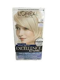 Loreal Excellence Creme Hair Color 01 High Lift Extra Light Natura Ash Blonde 71249210819 Ebay In 2020 Beard No Mustache Moroccan Oil Loreal