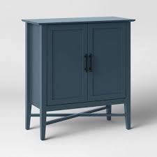 Elloree Storage Cabinet Navy Threshold Decorative Storage Cabinets Storage Cabinet Living Room Storage Cabinet