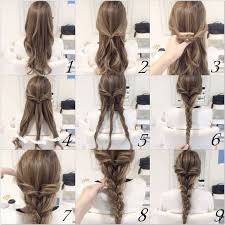 Part your hair into two sections, and then fishtail each side. If You Re Looking For A Quick And Easy Hairstyle That Looks Like It Requires A Lot More Skill Than It Does You Can Hair Styles Braids For Long Hair Hairstyle
