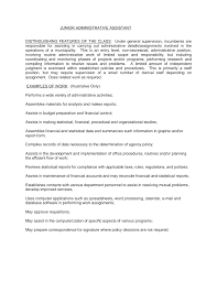 Administrative assistant duties and responsibilities include providing administrative support to ensure efficient operation of the office. Http Www Westchestergov Com Hr Jobspecs Ljs Local J Junioradministrativeassistant Pdf