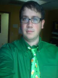 I'm wearing my green are you?