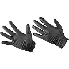 Nitrile gloves are made from synthetic rubber, meaning there is no risk of triggering a latex allergy. Black Mamba Super Tough Disposable Gloves Large