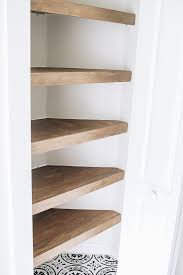 My pantry (below) is your typical size pantry, probably similar to yours. Diy Faux Floating Shelves Within The Grove
