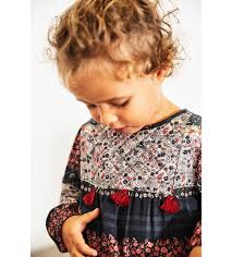 Chemise A Empiecements Et Pompons Chemises Bebe Fille 3 Mois 4 Ans Enfants Zara France