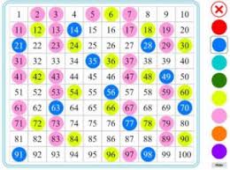 100 Square Maths Zone Cool Learning Games