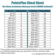 Points System Weight Watchers Chart Www Bedowntowndaytona Com