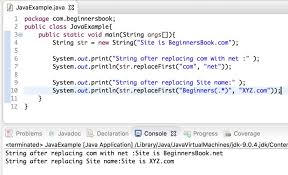 If you enter red you replace red only and red if it appears. Java String Replace Replacefirst And Replaceall Method