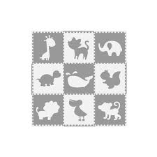 Floor, flooring, foam, foam flooring. Maxie Moo Eva Foam Baby Play Mat Animal Shapes White And Grey Buy Online In South Africa Takealot Com