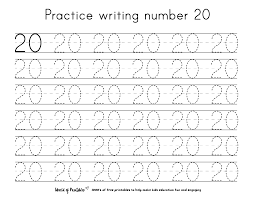tracing numbers 1 to 20 printable worksheets world of printables