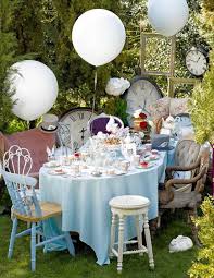 Photo Gallery Of The Vintage Garden Tea Party Ideas Alice Tea Party Alice In Wonderland Tea Party Tea Party Decorations