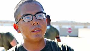 Great grandson of Navajo Code Talkers carries