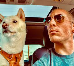 Like father, like son. 🤷‍♂️🤦‍♂️ When you and your dog people watch with  the same facial expression...