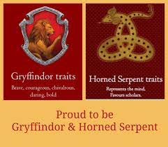 I Guess This Is An Unusual Combo So I Made This Hogwarts Ilvermorny Collage Myself Gryffindor Horned Serpent Pr Ilvermorny Pottermore Harry Potter Universal