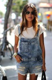Syvende Sincerely Jules On Wearing Overall Shorts Odezhda Moda Dzhinsovyj Kombinezon