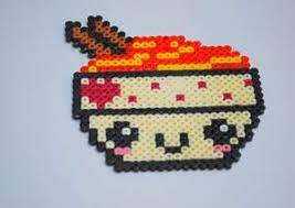 Kawaii koala perler bead pattern sprites animals fuse avec 4658 et. Art Pixel Art Facile Kawaii Nourriture