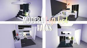 You may think that lofting a bed is a trick reserved for dorm rooms and tiny houses, but in fact there are plenty of stylish loft bed ideas to lift your sleeping quarters whether you live in a studio and need extra storage space—or more space, period—or want that tiny home office to double as a guest room. Modern Loft Bed Hacks Roblox Adopt Me Youtube