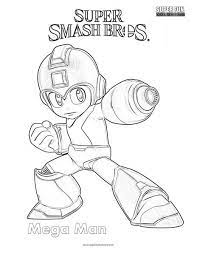 38+ smash brothers coloring pages for printing and coloring. Mega Man Super Smash Brothers Coloring Page Super Fun Coloring