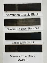 How to apply a stained finish on closed grain hardwoodexamples: Black Wood Stain Color Comparison Test The Handyman S Daughter