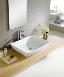 Modern White Ceramic Rectangular Vessel Bathroom Sink White Vessel Sink Vessel Sink Bathroom Bathroom Sink