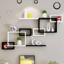 Creative Wall Hanging Wooden Shelf In 2020 Wall Hanging Living Room Wall Shelves Living Room Shelf Decor Living Room