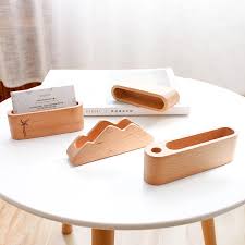 Solid wood wooden business card case black walnut holder desk table top business cards display stand for exhibition home office. Wooden Business Card Holder Office Front Desk Desktop Cardcase Visiting Card Storage Box Home Office Storage Aliexpress