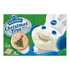 Christmas tree shape sugar cookies, 24 count: 20 Pillsbury Ideas Pillsbury Pillsbury Cookies Easter Cookies