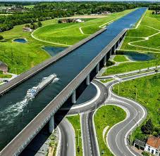 The most popular water bridge is the magdeburg water bridge in germany, the longest and the most impressive in the world. Facebook