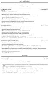 Thinking of becoming a boilermaker? Planner Maintenance Resume Sample Mintresume
