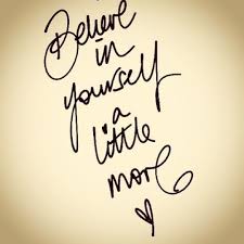Inspirational vector hand drawn typography poster. Believe In Yourself Cute Quotes Life Quotes Cool Words