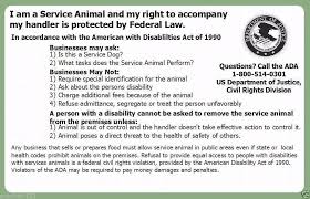 Service Dog Animal Ada Law Rights Hard Plastic Card Vest Tag Badge Wallet Pvc Service Dogs Badge Wallet Service Animal