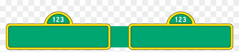 What are the numbers on a street sign? Sesame Street Sign Png Sesame Street Sign Free Transparent Png Clipart Images Download