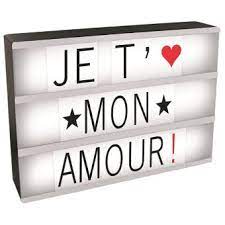 23 cm peut s'utiliser dans toutes les pièces. 10 89 Sur Boite Lumineuse Led A Messages Format A4 85 Lettres Incluses Achat Prix Fnac