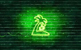See more ideas about cool backgrounds . Download Wallpapers Tropic Island Neon Icon 4k Green Background Neon Symbols Tropic Island Neon Icons Tropic Island Sign Nature Signs Tropic Island Icon Nature Icons For Desktop Free Pictures For Desktop Free