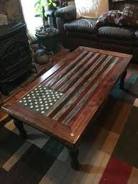 Flag Coffee Table Rustic Furniture Coffee Table Coffee Table Farmhouse