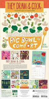 They Draw Cook 2020 Wall Calendar Illustrated Recipes For Inspired Cooking