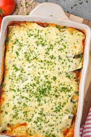 Dry excess moisture with paper towels after baking. Zucchini Lasagna Simple Joy