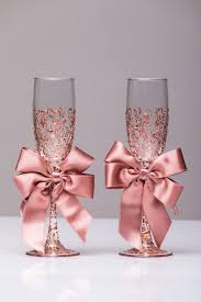 La Boda De Gafas De Oro Rosa Personalizado Gafas De Oro Rosa De Flautas De Champan De Oro Rosa Gold Champagne Flutes Wedding Champagne Glasses Wedding Glasses