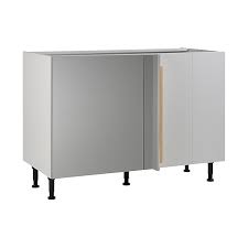 Caisson d angle grande hauteur blanc en melamine l 60 x h 92 x. Meuble De Cuisine Ice Inox D Angle Facade 1 Porte Kit Fileur Caisson Bas L 60 Cm Castorama